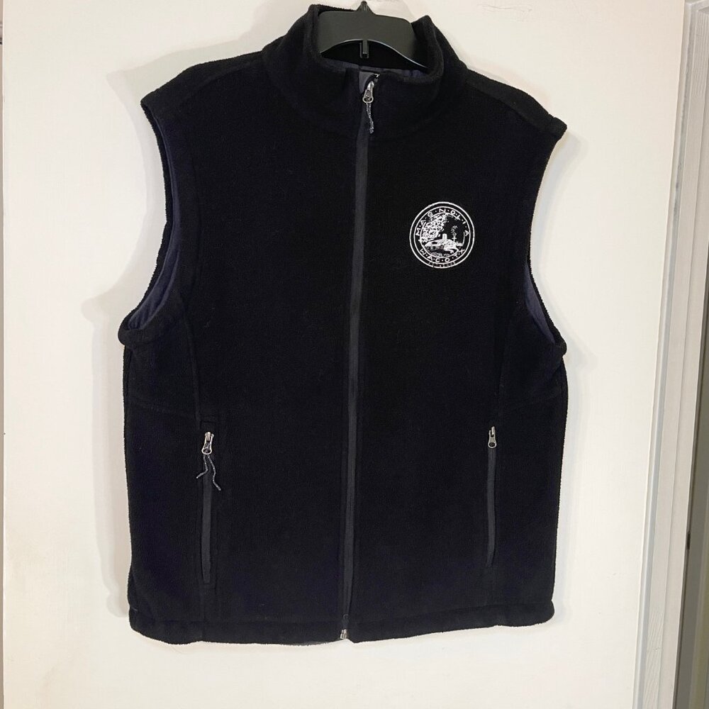 Port Authority Magnolia Silos Vest Women's Medium Black Full Zip Pockets